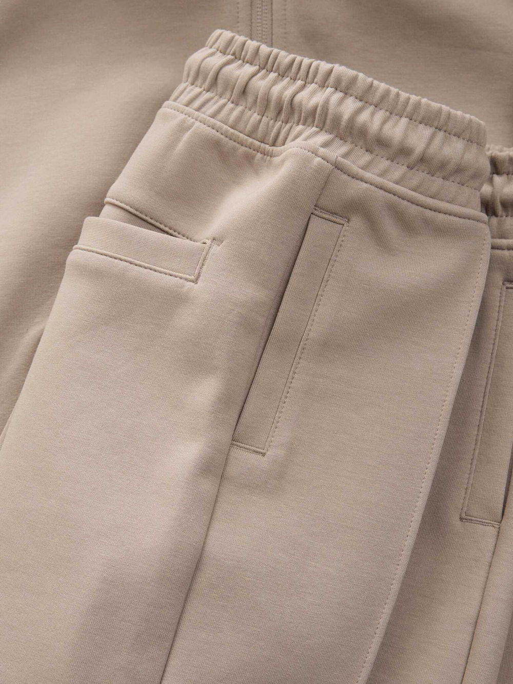 Толстовка на молнии с капюшоном и спортивные брюки в комплекте для мальчика Next AA8-116, Песочный