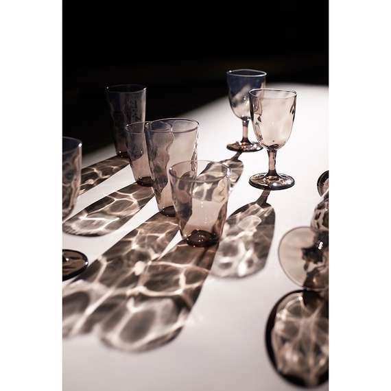 Набор стаканов hollow, 550 мл, серо-коричневый, 4 шт.