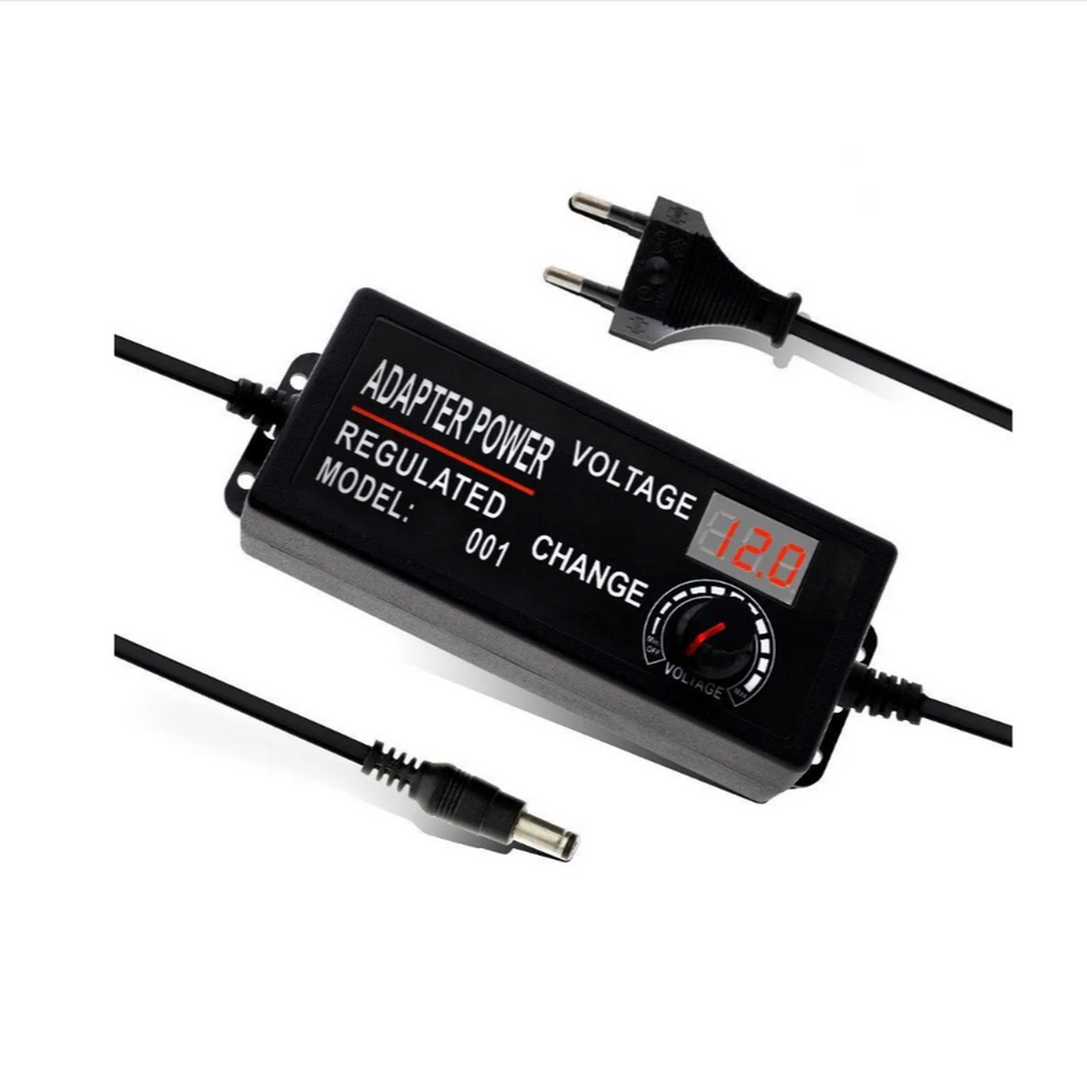 Адаптер регулируемый 9-24v/3A / 5.5мм QiYe JDT-001