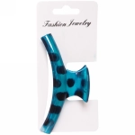 Заколка-краб для волос на блистере «Diana Collection - Rita», микс 6 цветов, 9.5см