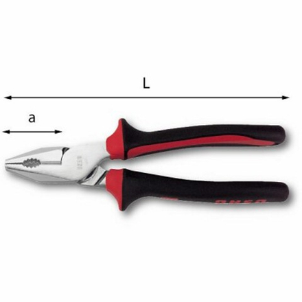 150 A Пассатижи с кусачками, 200мм, USAG (Италия)