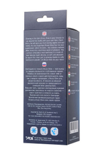 Прозрачно-синий фаллоимитатор, светящийся в темноте, Bruce Glow - 22 см. (Цвет: синий)