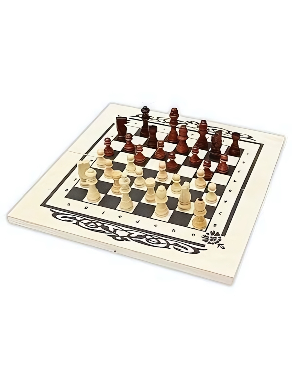 Набор 3в1 (Нарды, шашки, шахматы) 290*145 мм (Арт. ИН-8066 )