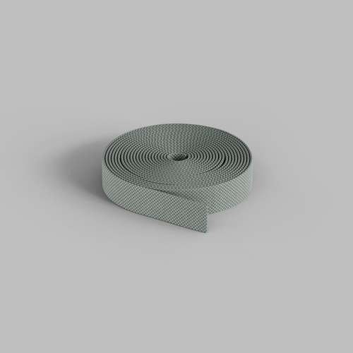 TR5500-LG Гибкий трек-ремень Belty, серия Base, 5м, 48V DC, IP20, светло-серый, ткань, медь