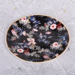 Тарелка керамическая «Paradise» 15см, черная