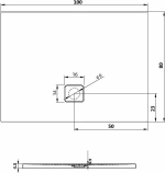 Душевой поддон Riho Basel 404 100x80 D005005005 белый