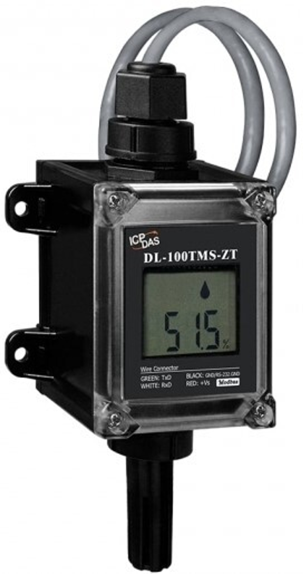 Датчик температуры и влажности  ICP DAS DL-100TMS-ZT CR