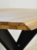 Стол обеденный 200х100х75 XENIA, массив дуба