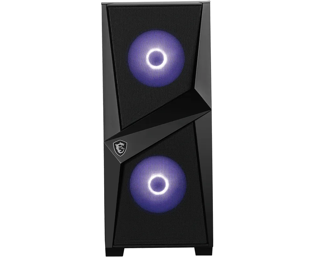Компьютерный корпус MSI MAG FORGE 100M ATX/mATX/Mini-ITX 2x3.5", 3x2.5", 2xUSB 3.2 Gen1, Audio, Mic