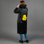 Дождевик-плащ Уточка, размер 42-48, цвет чёрный