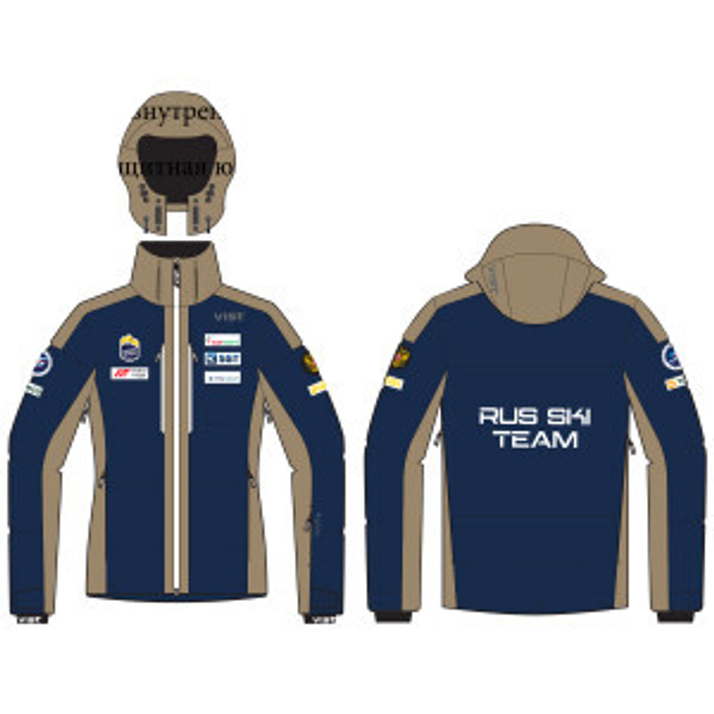 VIST 25/26 куртка горнолыжная женская пуховая Levante Eco Down Ski Jacket Woman Russia Ski Team