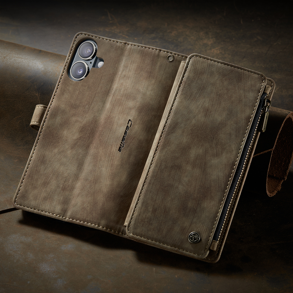 Многофункциональный чехол-кошелек CaseMe 3 in 1 Matte Wallet для iPhone 17