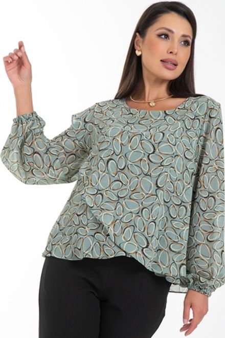 Блуза Красивая из шифона (мята) Diolche