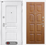 Дверь входная Лабиринт VERSAL 17 Винорит Золотой дуб металлическая