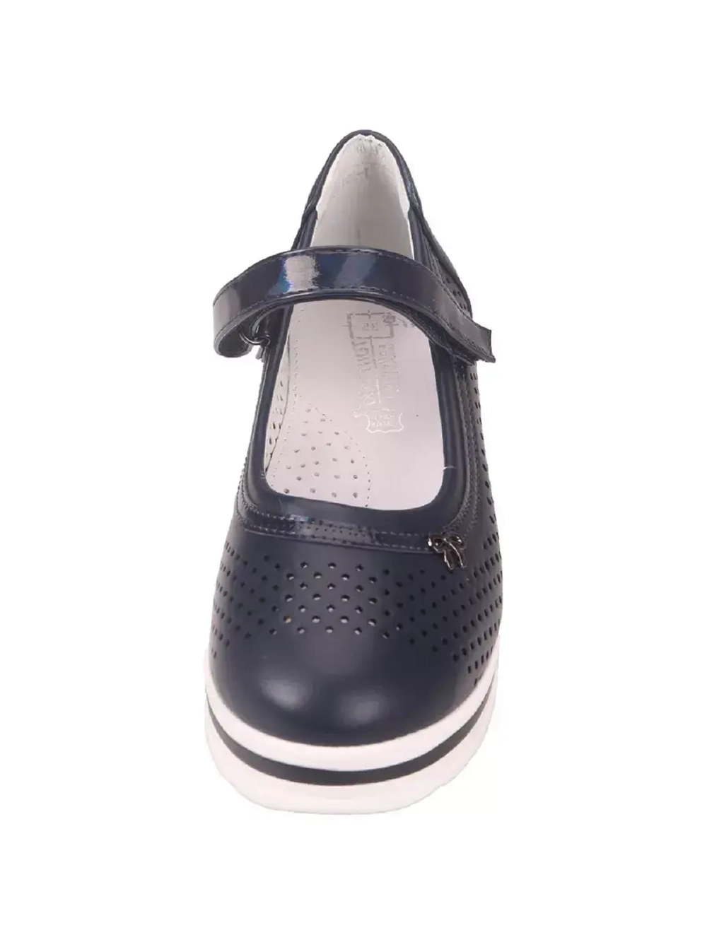 Туфли школьные для девочки внутри кожа.