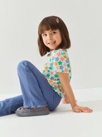 Брюки клеш "Индиго" в рубчик