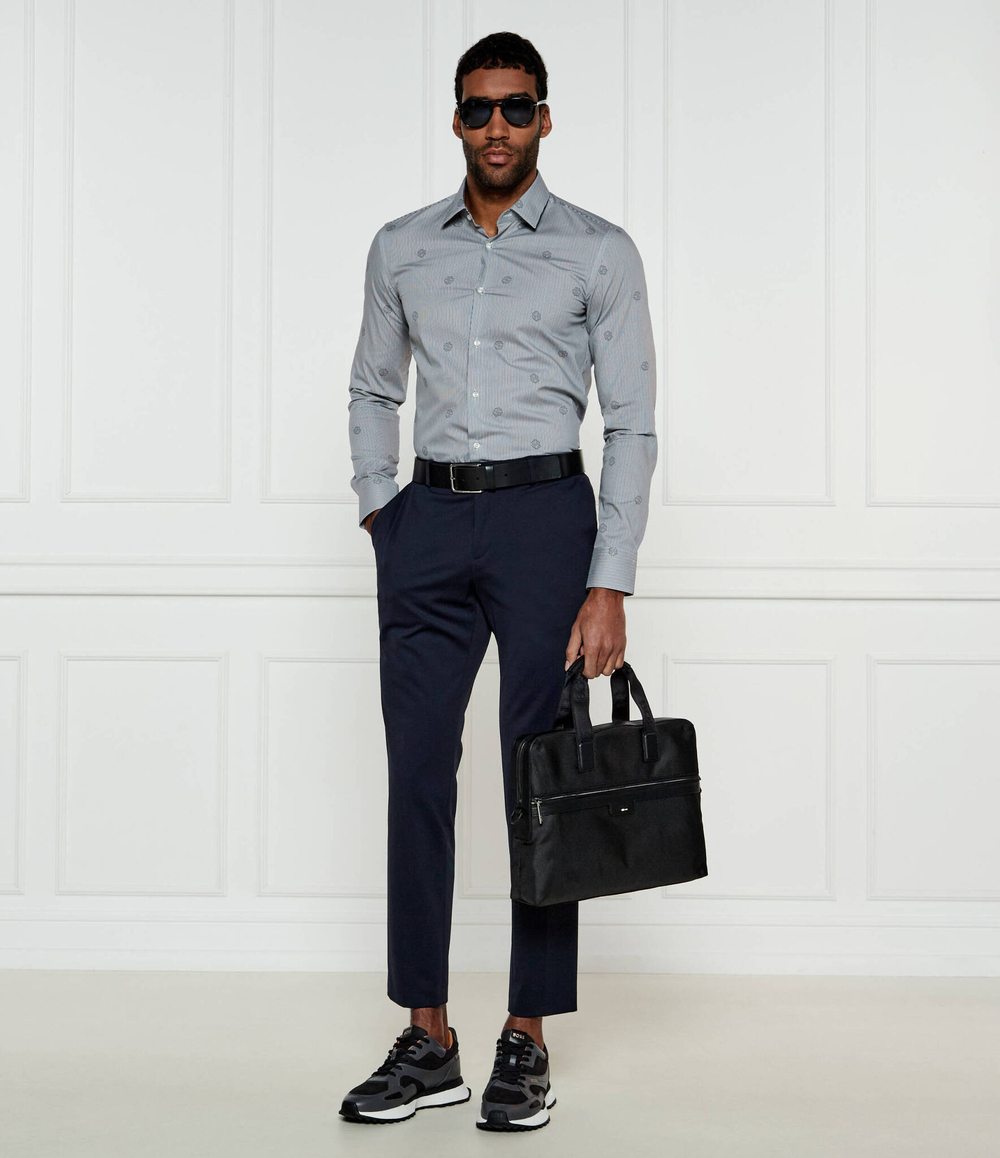 Рубашка H-HANK-s-kent-C1-232 BOSS BLACK - черный(50533044)