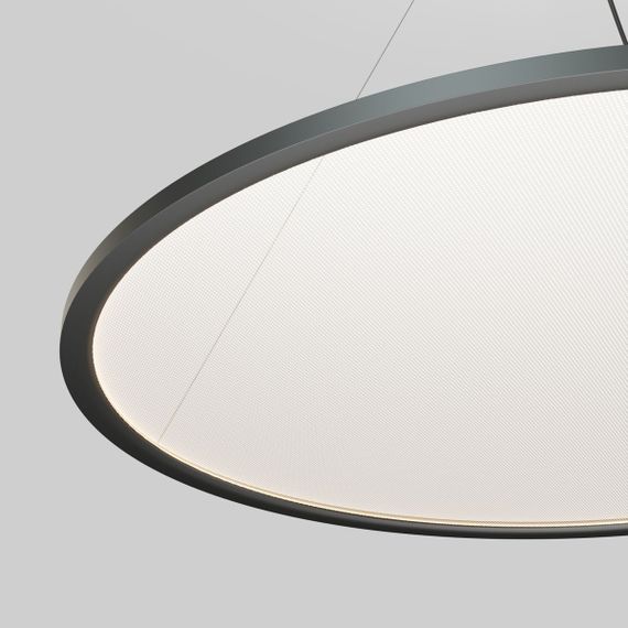 Подвесной горизонтальный светодиодный светильник Denkirs Veil DK6620-BK