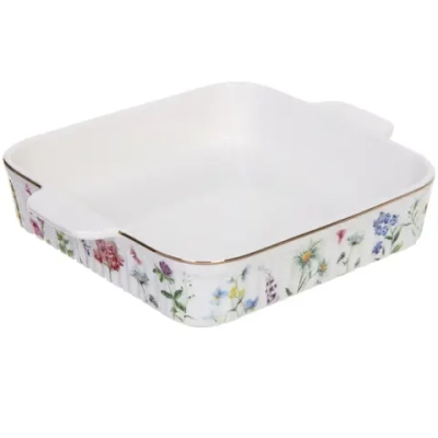 Форма керамическая для запекания «Альпийский луг» 1,5л 20,5*17*4,5см