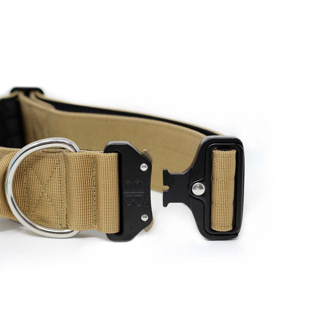 Ошейник Combat 5 см с ручкой BullyBillows