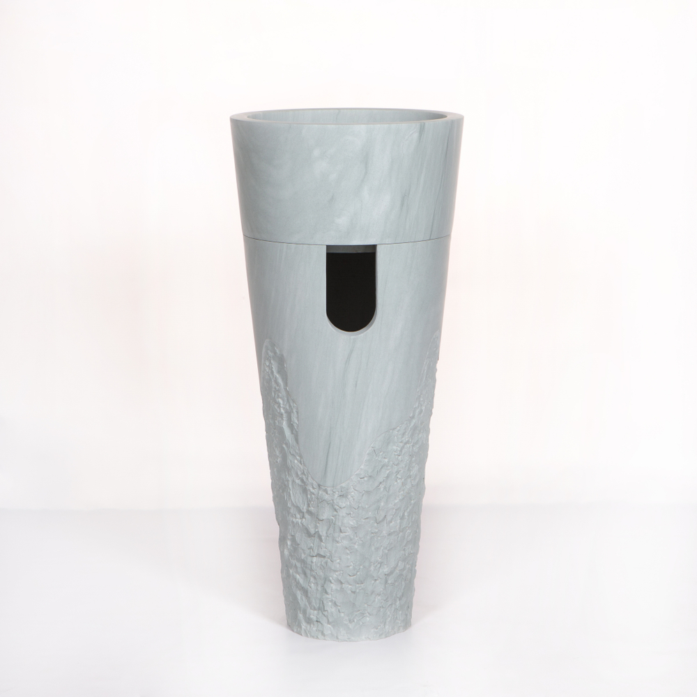Раковина напольная из Андезита Pedestal MN-63216 40*40*90