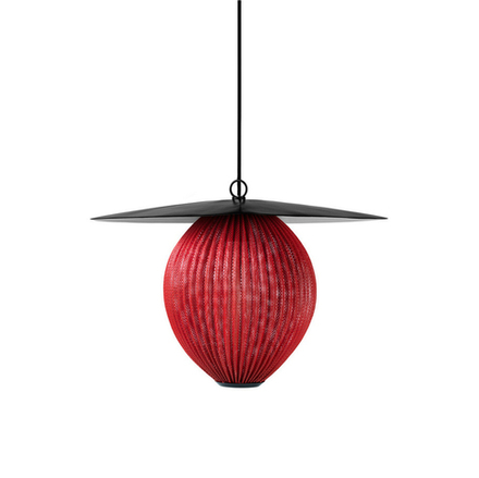 Pendant design lamp  Satellite by Gubi L (Red)