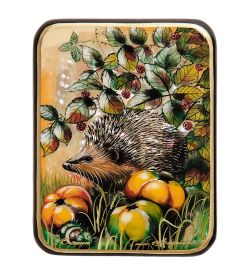 Народные промыслы ШК-55/156-A Шкатулка «Ежик» исп. Маркова