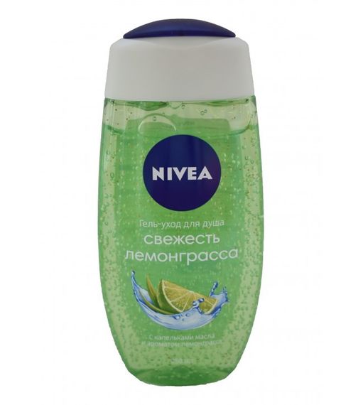 Duş geli \ ГЕЛЬ ДЛЯ ДУША &quot;NIVEA&quot; СВЕЖЕСТЬ ЛЕМОНГРАССА 250МЛ