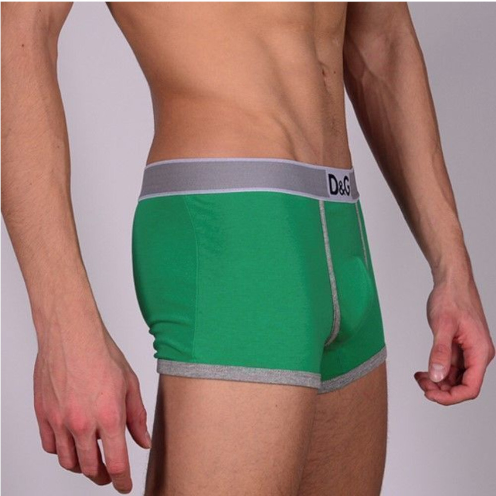Мужские трусы боксеры зеленые D&G Green Boxer