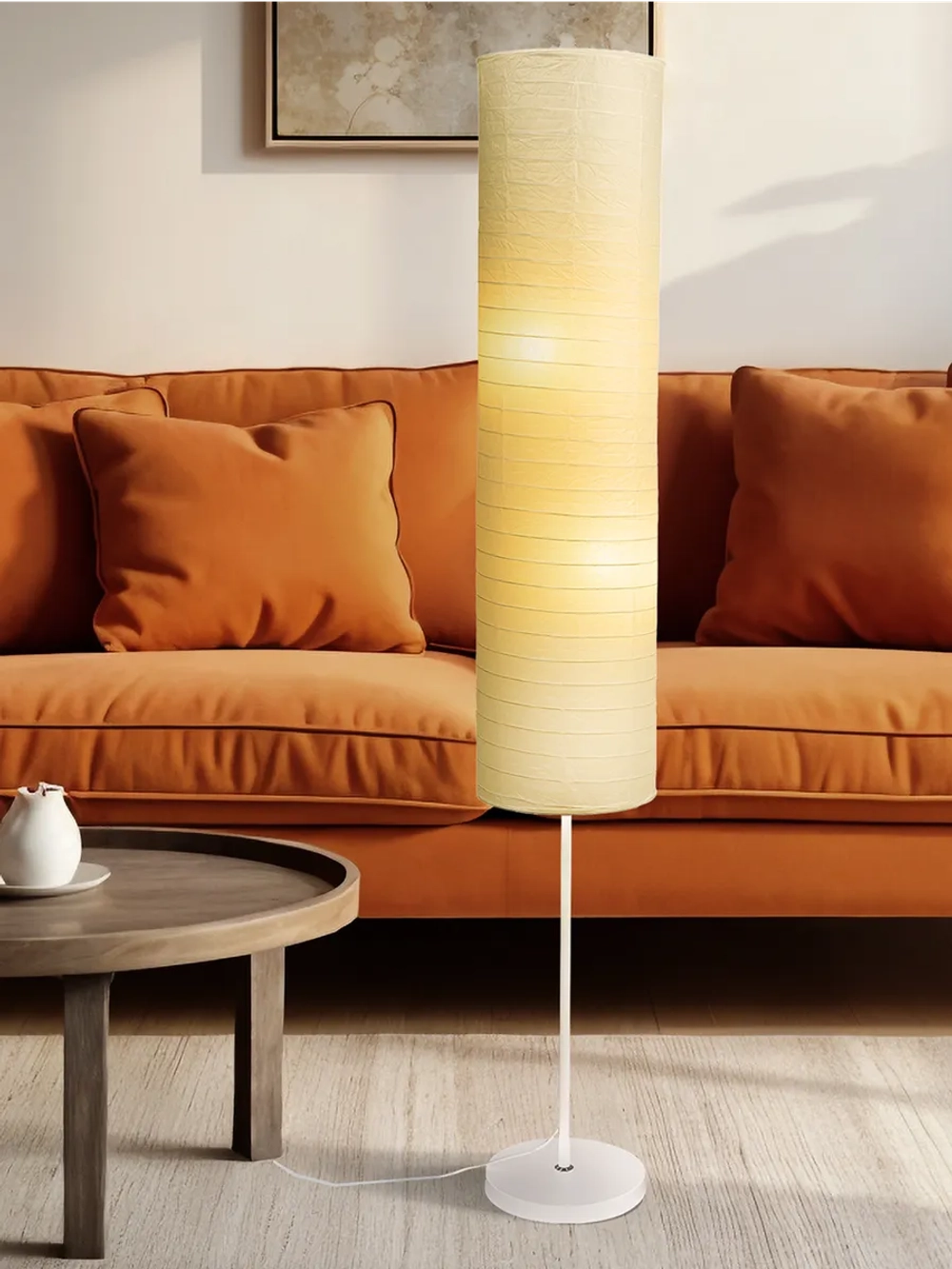 Современный торшер с абажуром, напольный светильник