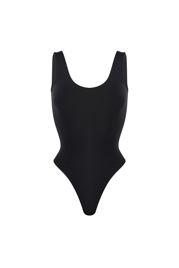 Боди на широких бретелях SKIN Чёрный