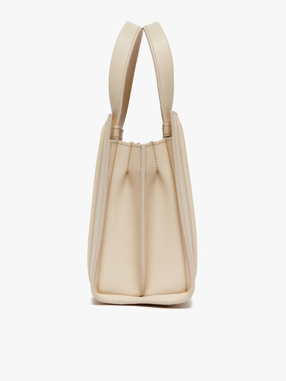 MaxMara Маленькая кожаная сумка Whitney, слоновая кость