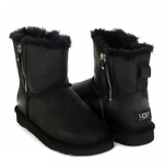 Угги Mini Double Zip Black