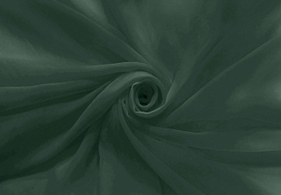 Ткань Шифон, 120гр/м.п., 150 см, тёмно-зелёный