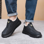 CHENGSHILUOTUO Elderly Insulated Shoes Men"s