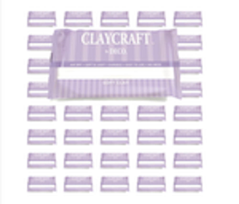 Глина DECO КОРОБКА БЕЛАЯ (40 шт)