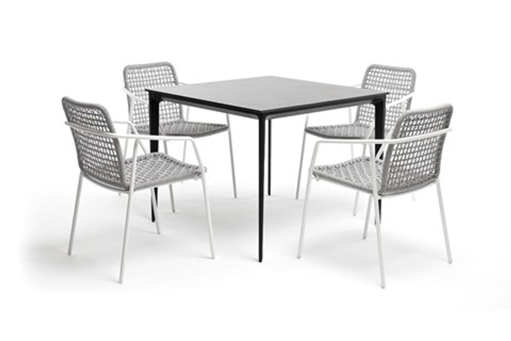 Комплект садовой мебели Малага (MAL-CT4T1-5-SET H-gray)