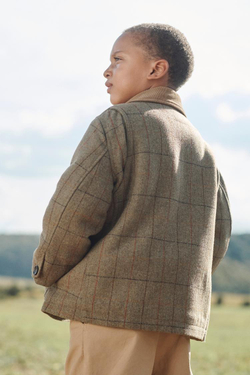 ZARA ПАЛЬТО ИЗ СМЕСОВОЙ ШЕРСТИ, ОЛИВКОВО-ЗЕЛЕНЫЙ