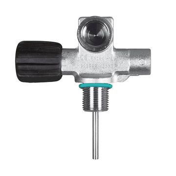 Вентиль BTS M25x2 300 Бар левый 1 выход DIN O2 очищенный, модульный, без заглушки