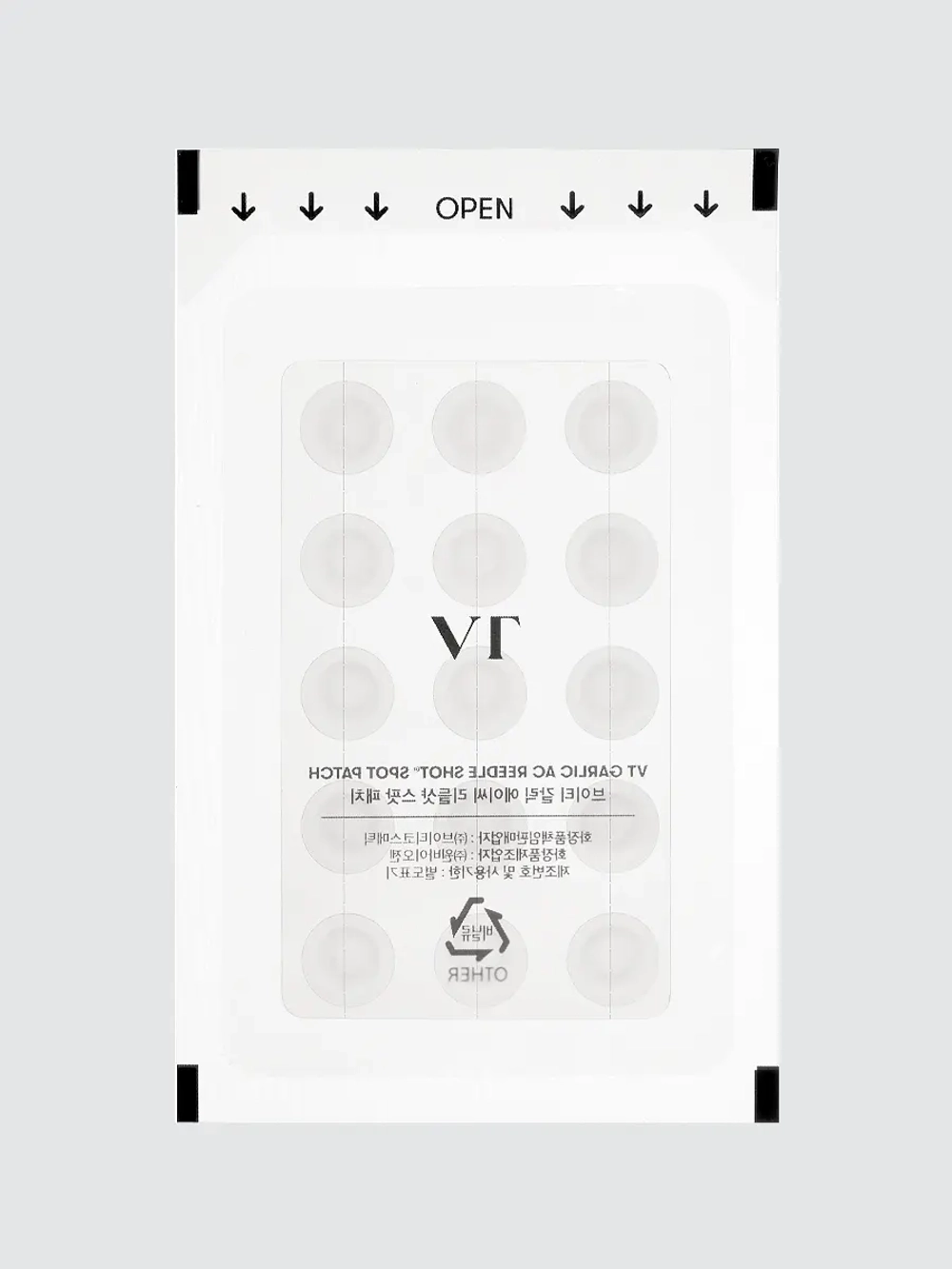 VT Cosmetics Патчи против акне с экзосомами чеснока и микроиглами Garlic AC Reedle Shot Spot Patch 48 шт