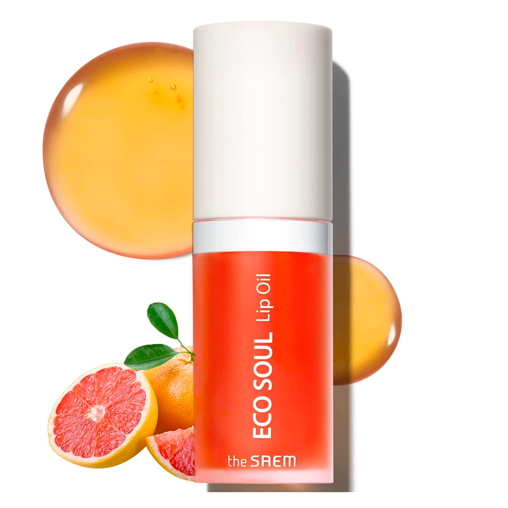 The Saem, Eco Soul Lip Oil, 03 грейпфрут, 0,2 жидк. унц.