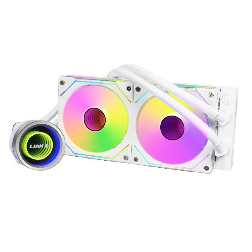 Водяное охлаждение для CPU Lian Li GA II Trinity SL-INF 240, 2x120mm White G89.GA2T24INW.00