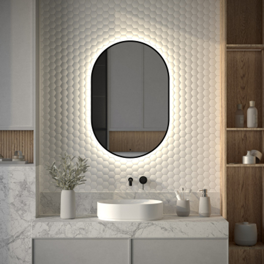 Зеркало Defesto LED 25W нейтральный свет AURA 60Х90 см