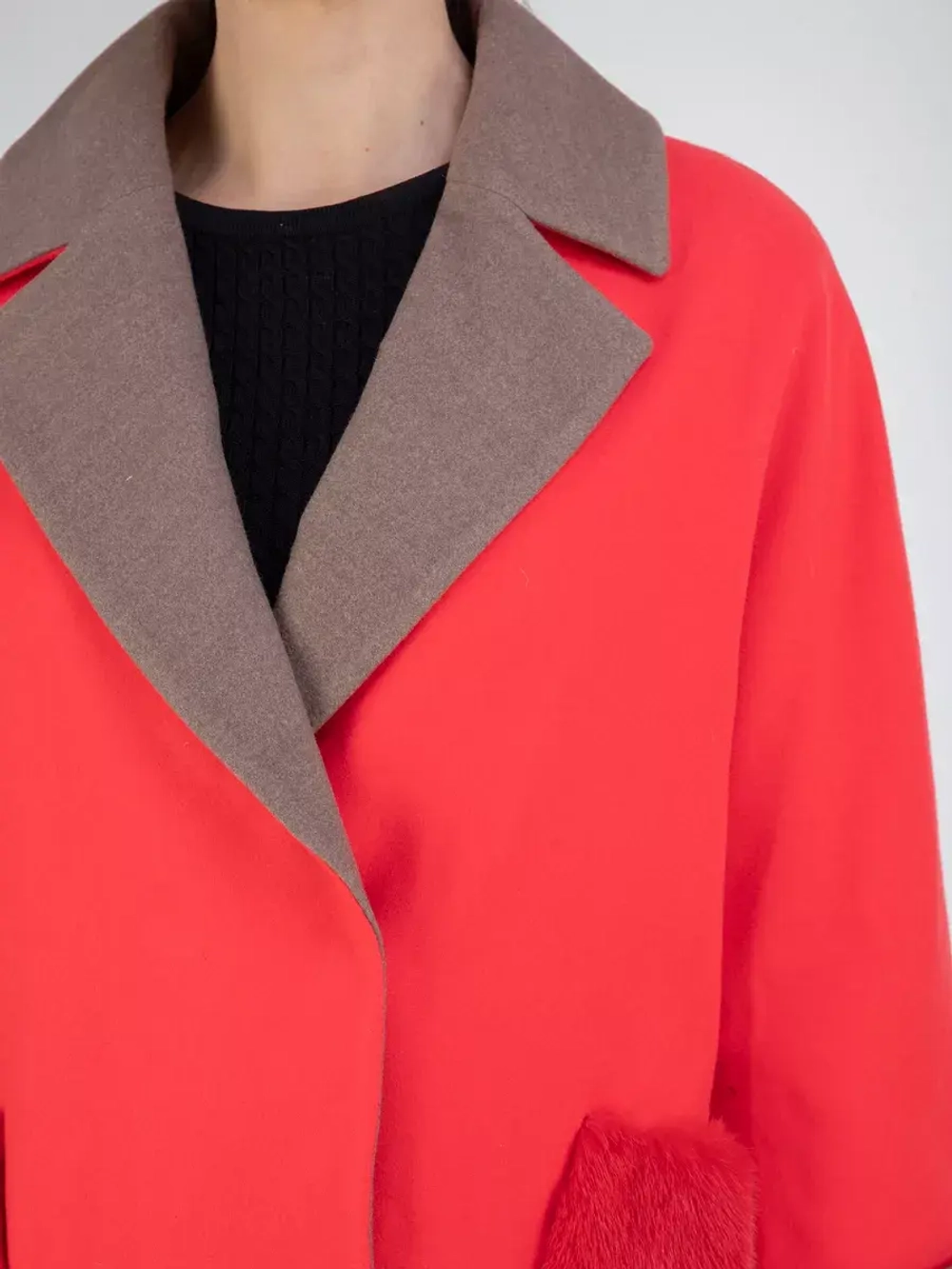 Пальто демисезонное короткое полупальто