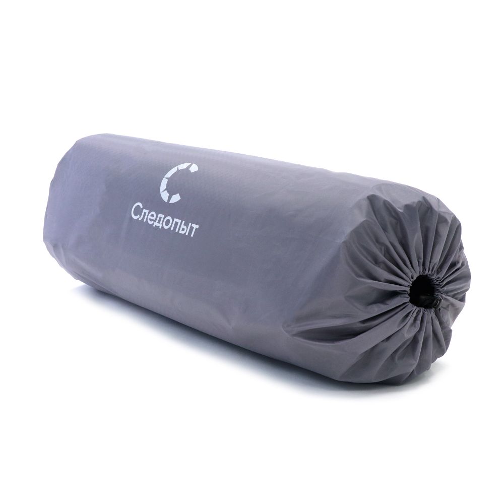 Коврик самонадувающийся СЛЕДОПЫТ, 192x63x3 cм, стандарт, синий/серый/10/