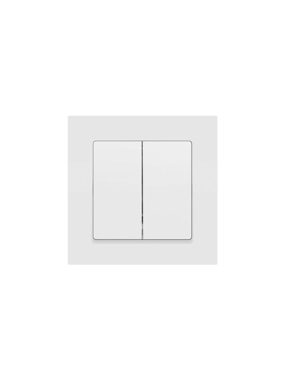 Выключатель 2-кл. СП Accent 6-104-01М 10А IP20 250В AL/CU бел. матов. Intro Б0063456
