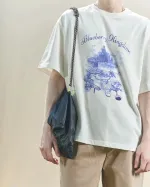 Футболка Called a Garment The Blueberry Kingdom молочная