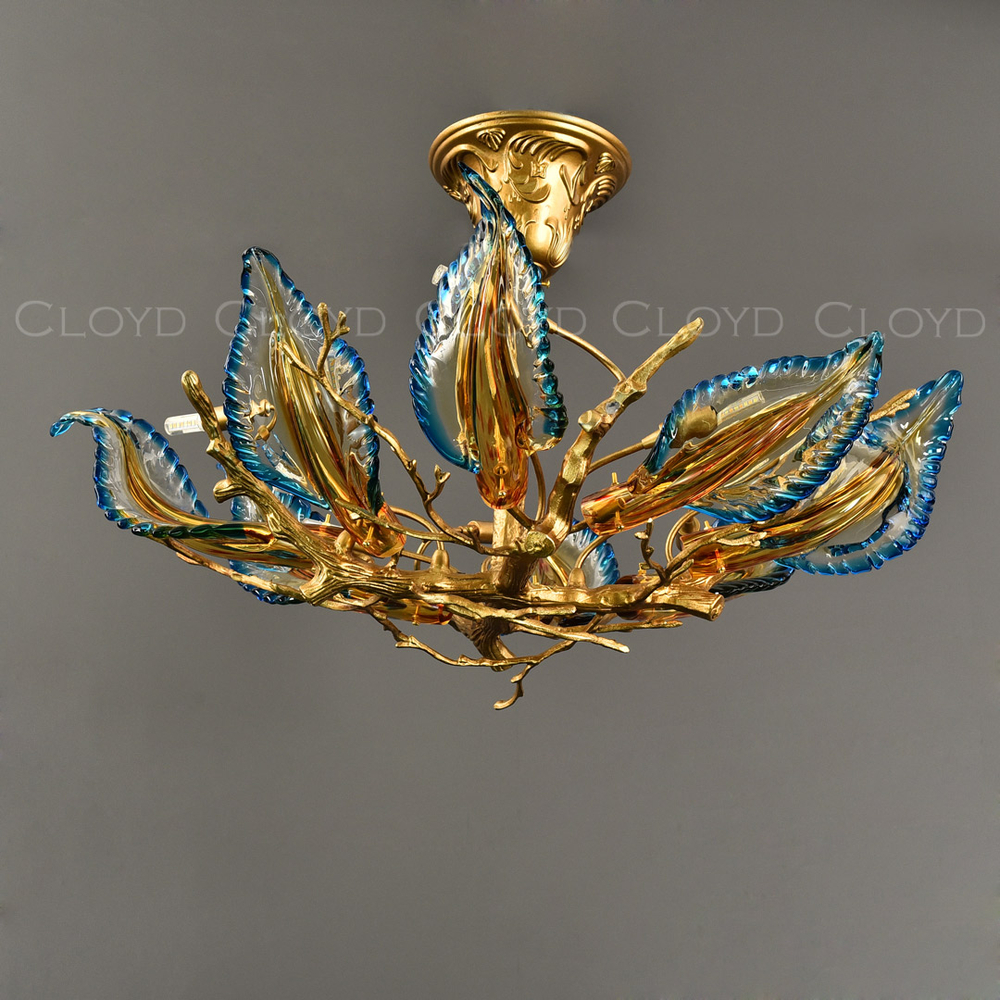 Люстра Cloyd MAORI C10 / Ø60 см - латунь (арт.11111)