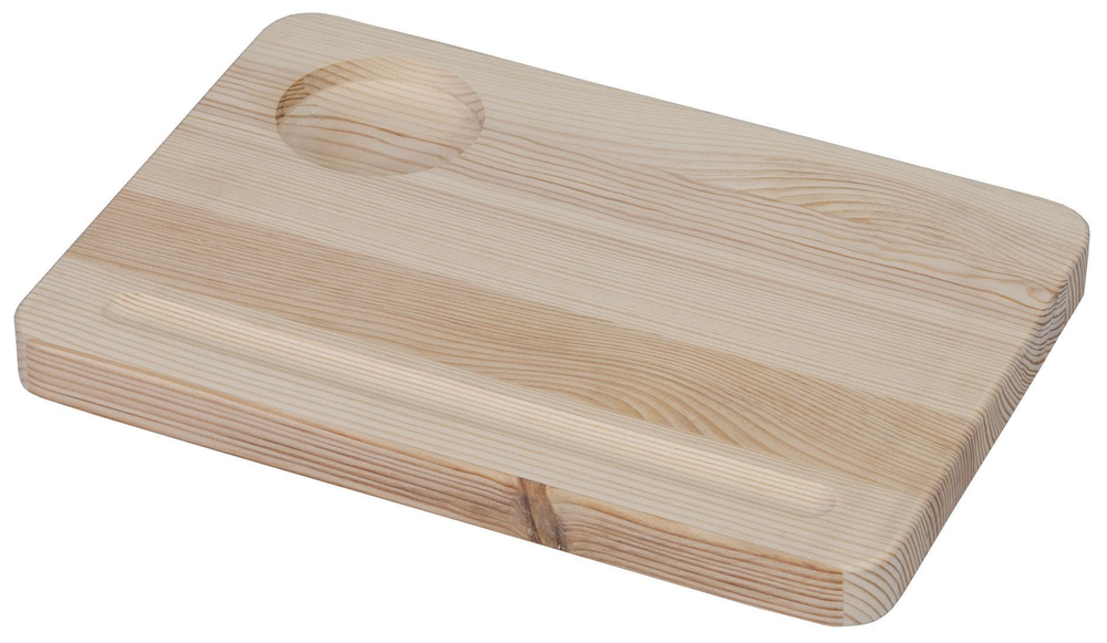 Доски разделочные деревянные Лауро - набор на подставке 3 шт