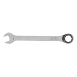 Ключ комбинированный трещоточный, 19 мм, CrV, зеркальный хром Matrix Professional